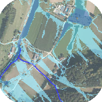 Hangwasserhinweiskarte OÖ